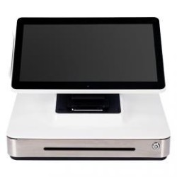 Elo PayPoint Plus, 39.6 cm (15,6''), Projected Capacitive, SSD, MSR, Scanner, Win. 10, white