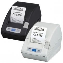 Citizen CT-S281L, USB, 8 dots/mm (203 dpi), cutter, zwart