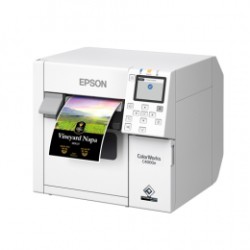 Epson ColorWorks C4000, Matt Black Ink, cutter, ZPLII, USB, Ethernet