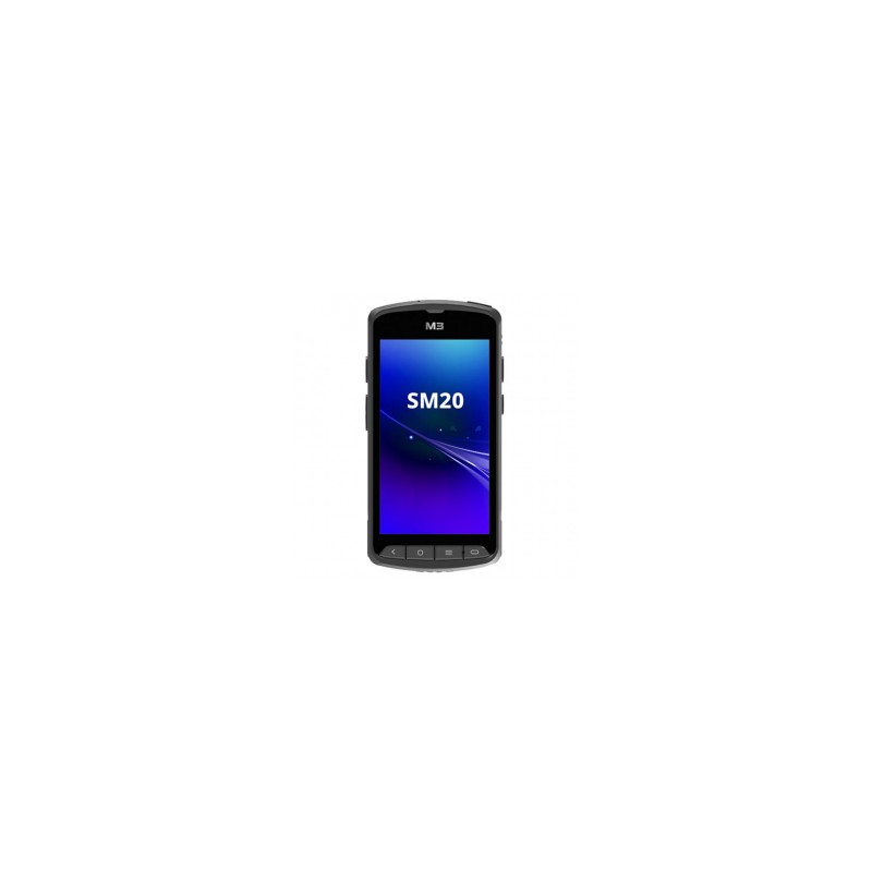 M3 Mobile SM20x, 2D, SF, USB, BT (5.1), WLAN, 4G, NFC, GPS, disp., GMS, RB, zwart, Android