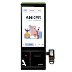 Anker Self-Checkout, Scanner (2D), BT, Ethernet, WLAN, Android, zwart