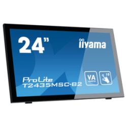 iiyama ProLite T24XX, Full HD, USB, kabel (USB), zwart