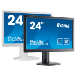iiyama ProLite XUB24/XB24/B24, 63,4cm (25"), USB, kabel (USB), zwart