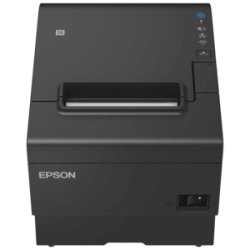 Epson TM-T88VII, USB, USB Host, poweredUSB, Ethernet, ePOS, black