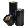 Thermal transfer ribbons, INKANTO,, APX FH+ wax/hars, 110mm, rolls/box 10 rolls/box, zwart