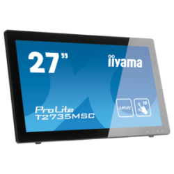 iiyama ProLite T27XX, 68,6cm (27''), Projected Capacitive, Full HD, USB, kabel (USB), zwart