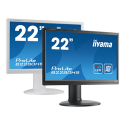 iiyama ProLite XUB2292HSU-W6, 54.6cm (21.5''), Full HD, USB, kabel (USB), wit