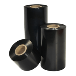 Thermal transfer ribbons, Armor-Iimak, APX FH+ wax/hars, 55mm, 74m, Buitenkant, zwart