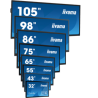 iiyama ProLite LH6564UHS-B1AG, 165 cm (65''), 4K, USB, USB-C, RS232, Ethernet, WLAN, Android, RS232