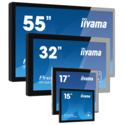 iiyama ProLite TF1633MSC-B1, 39.6 cm (15.6''), Projected Capacitive, Full HD, USB, kabel (USB), zwart