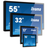 iiyama ProLite TF1633MSC-B1, 39.6 cm (15.6''), Projected Capacitive, Full HD, USB, kabel (USB), zwart