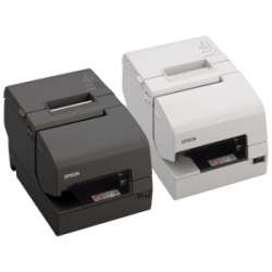 Epson TM-H6000V, MICR, cutter, USB, USB Host, RS232, Ethernet, OPOS, ePOS, white