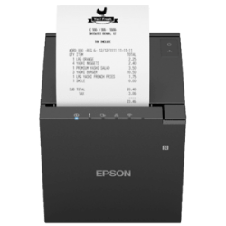Epson TM-m30III, 8 dots/mm (203 dpi), cutter, USB, USB-C, Ethernet, WLAN, NFC, zwart