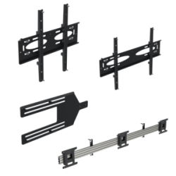 Ergonomic Solutions  Fixed wall bracket for screens from 32" to 65" (VESA 200 to VESA 400)