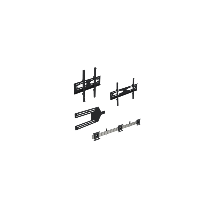 Ergonomic Solutions  Fixed wall bracket for screens from 32" to 65" (VESA 200 to VESA 400)