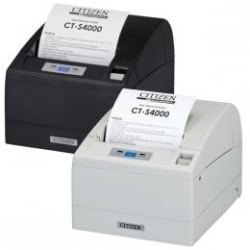 Citizen CT-S4000, USB, RS232, 8 dots/mm (203 dpi), cutter, zwart