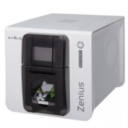 Evolis Zenius Expert, eenzijdig, 12 dots/mm (300 dpi), USB, Ethernet, contacloos, rood