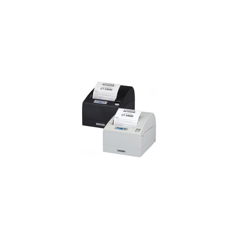 Citizen CT-S4000/L, USB, RS232, 8 dots/mm (203 dpi), cutter, zwart